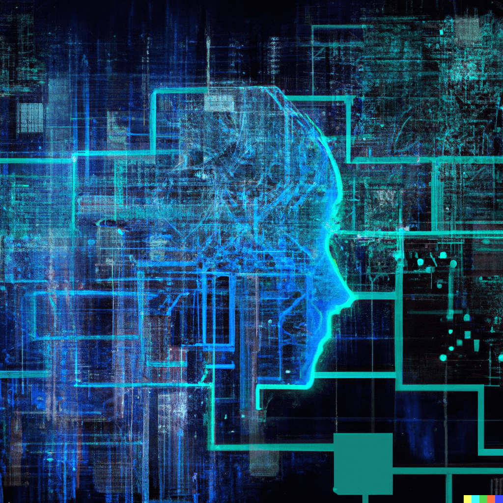 Image Generated by DALE — E ~ Abstract representation of Artificial Intelligence and Change Management