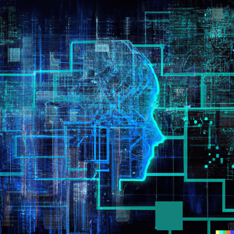 Image Generated by DALE — E ~ Abstract representation of Artificial Intelligence and Change Management